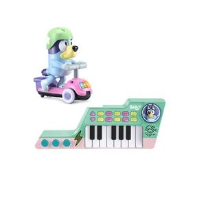 VTech Bluey Scooter Time Toy + Bluey Keytar Keyboard Bundle Tested